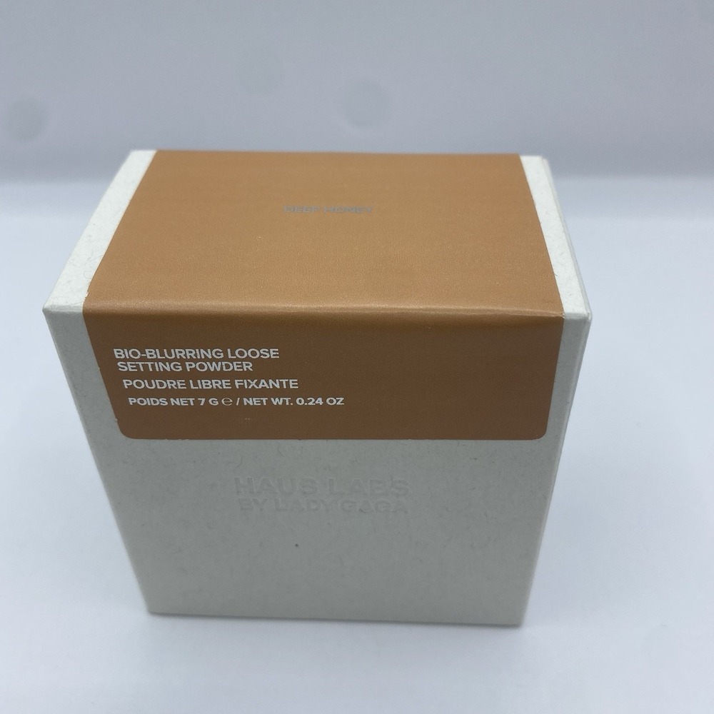 Haus Labs Bio-Blurring Loose Setting Powder Deep Honey Full Size Talc-Free NIB - Picture 8 of 10